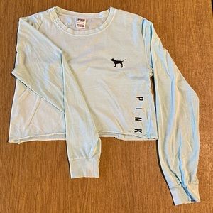 Victoria’s Secret Pink Comfy Cropped Long Sleeve Tee